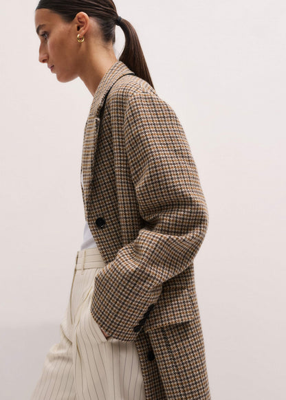 ME+EM Clothing Brown Heritage Wool Coat