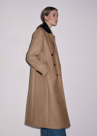 ME+EM Clothing Brown Double-Breasted Coat