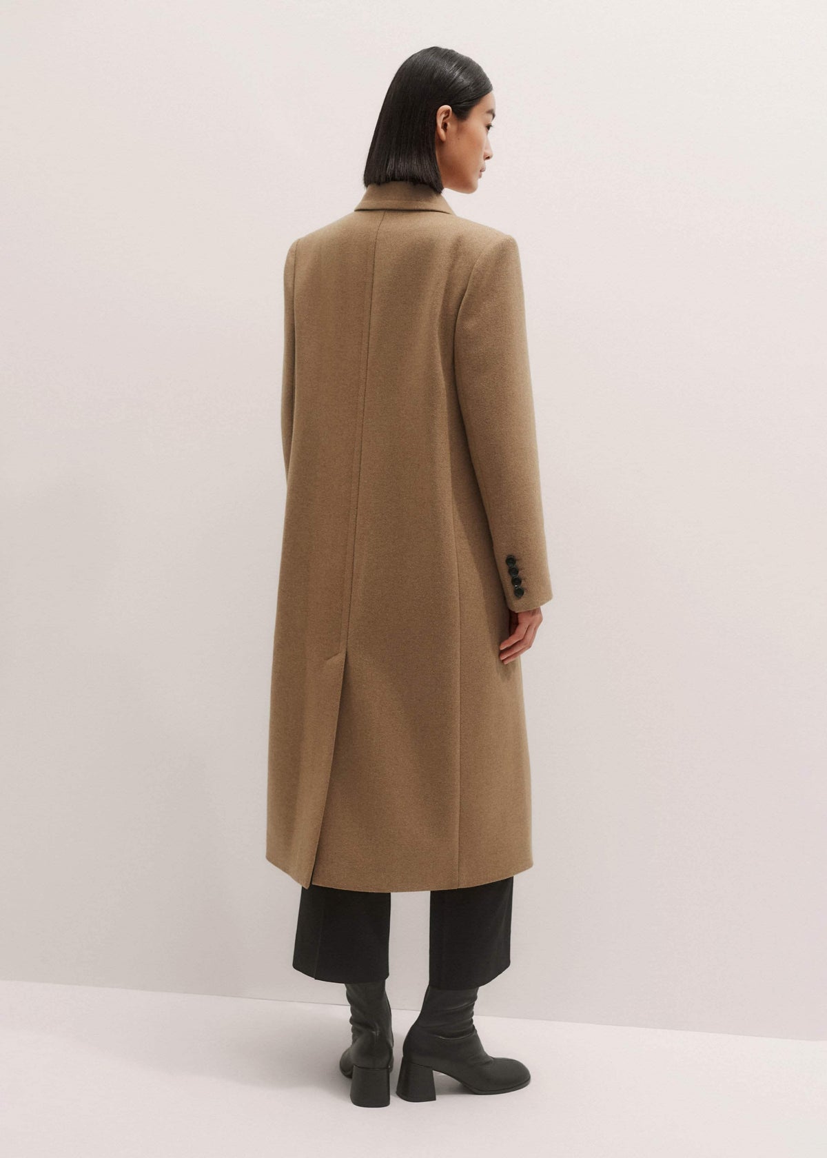 ME+EM Clothing Brown Double-Breasted Coat