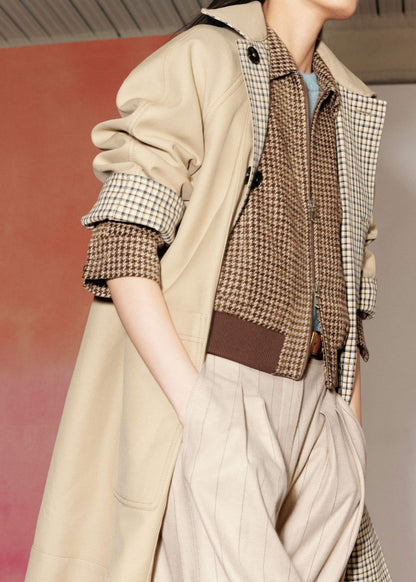 ME+EM Clothing Camel Brown Reversible Mac + Hood