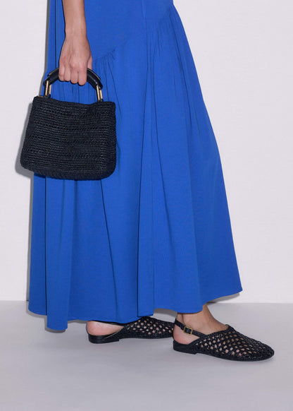 ME+EM Clothing|Accessories Black Woven Slingback Shoe