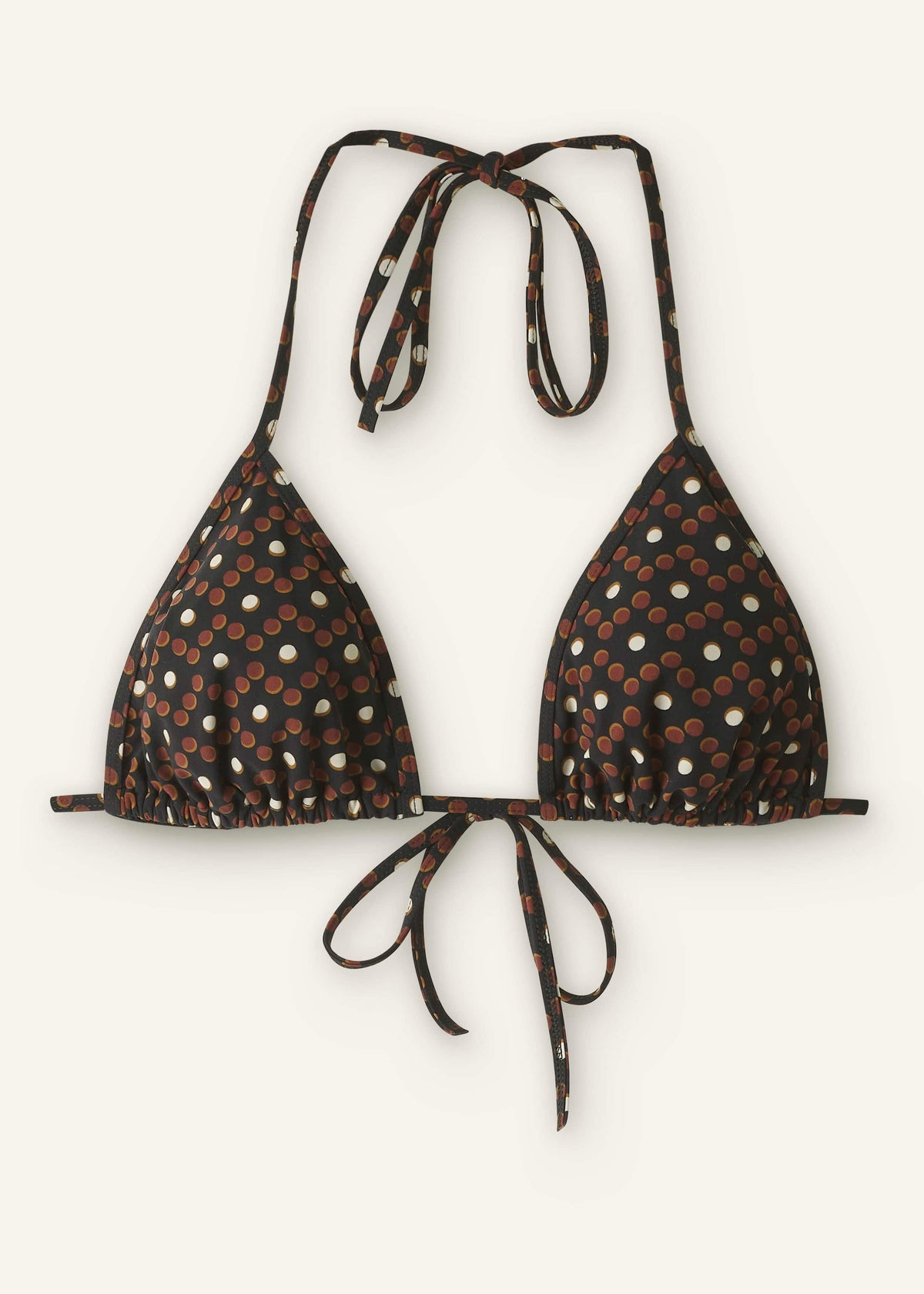 ME+EM Clothing Cinnamon Brown Triangle Bikini Top