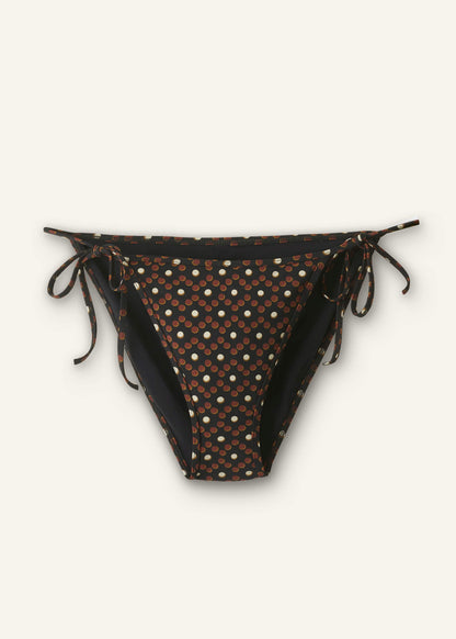 ME+EM Clothing Cinnamon Brown Side Tie Bikini Bottom