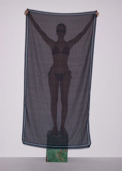 ME+EM Clothing Black Geometric Sarong