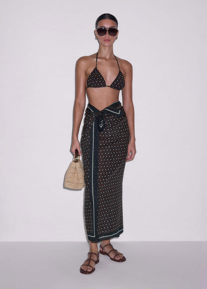 ME+EM Clothing Black Geometric Sarong