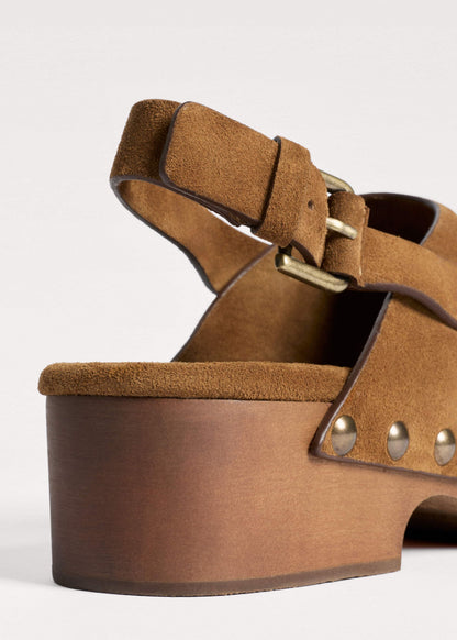 ME+EM Clothing|Accessories Brown Slingback Clog