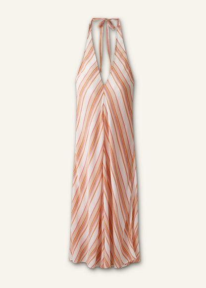 ME+EM Clothing Pink Halter Maxi Beach Dress