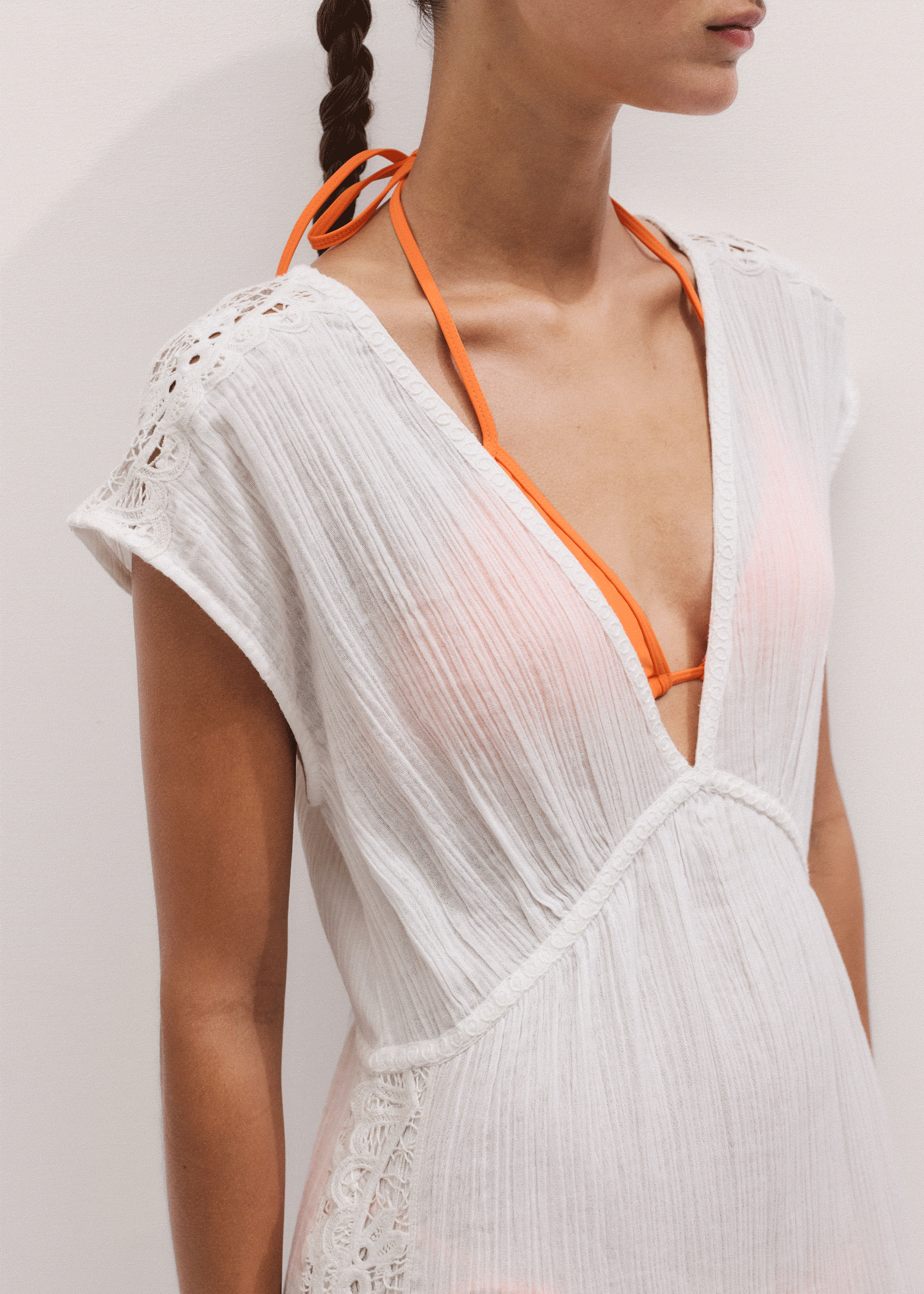 ME+EM Clothing White Maxi Beach Dress