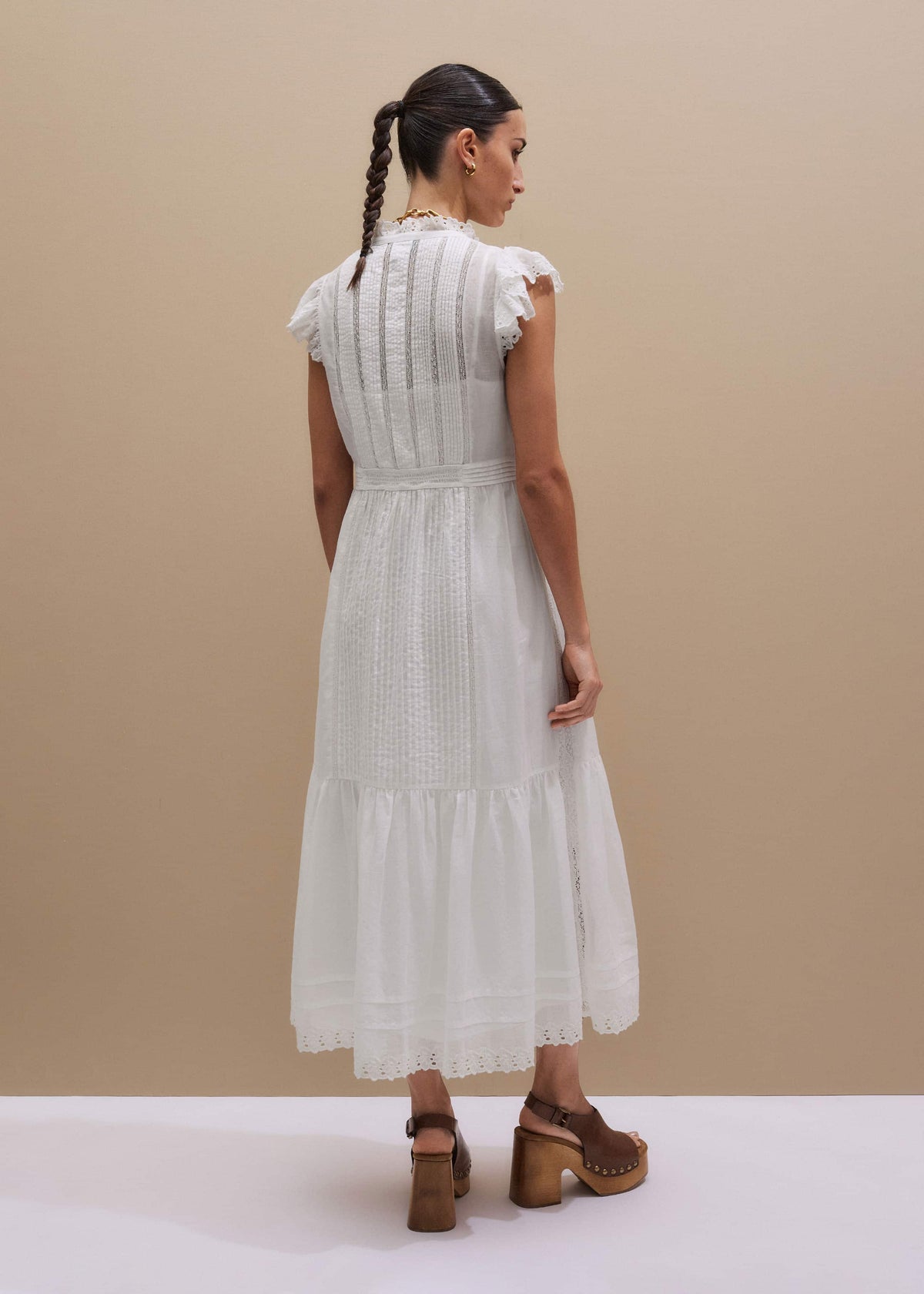 ME+EM Clothing White 2-in-1 Maxi Dress