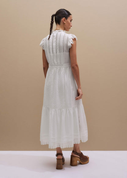 ME+EM Clothing White 2-in-1 Maxi Dress