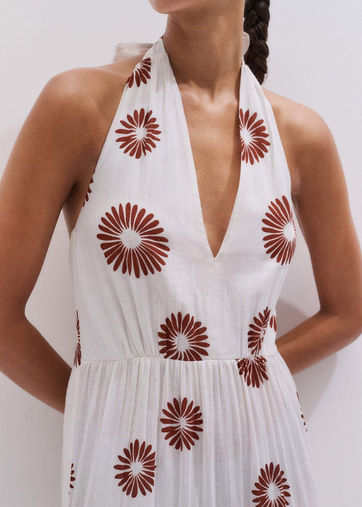 ME+EM Clothing White Full-Length Beach Dress