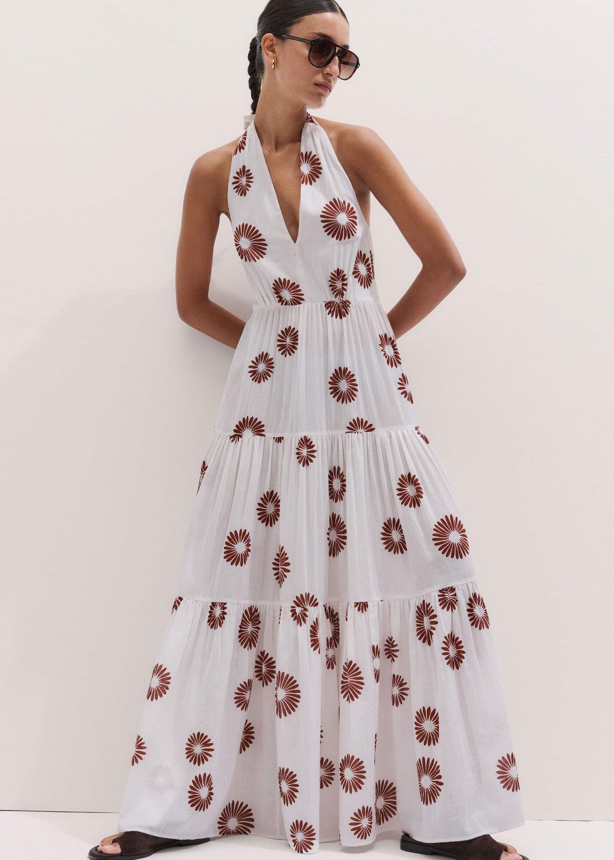 ME+EM Clothing White Full-Length Beach Dress