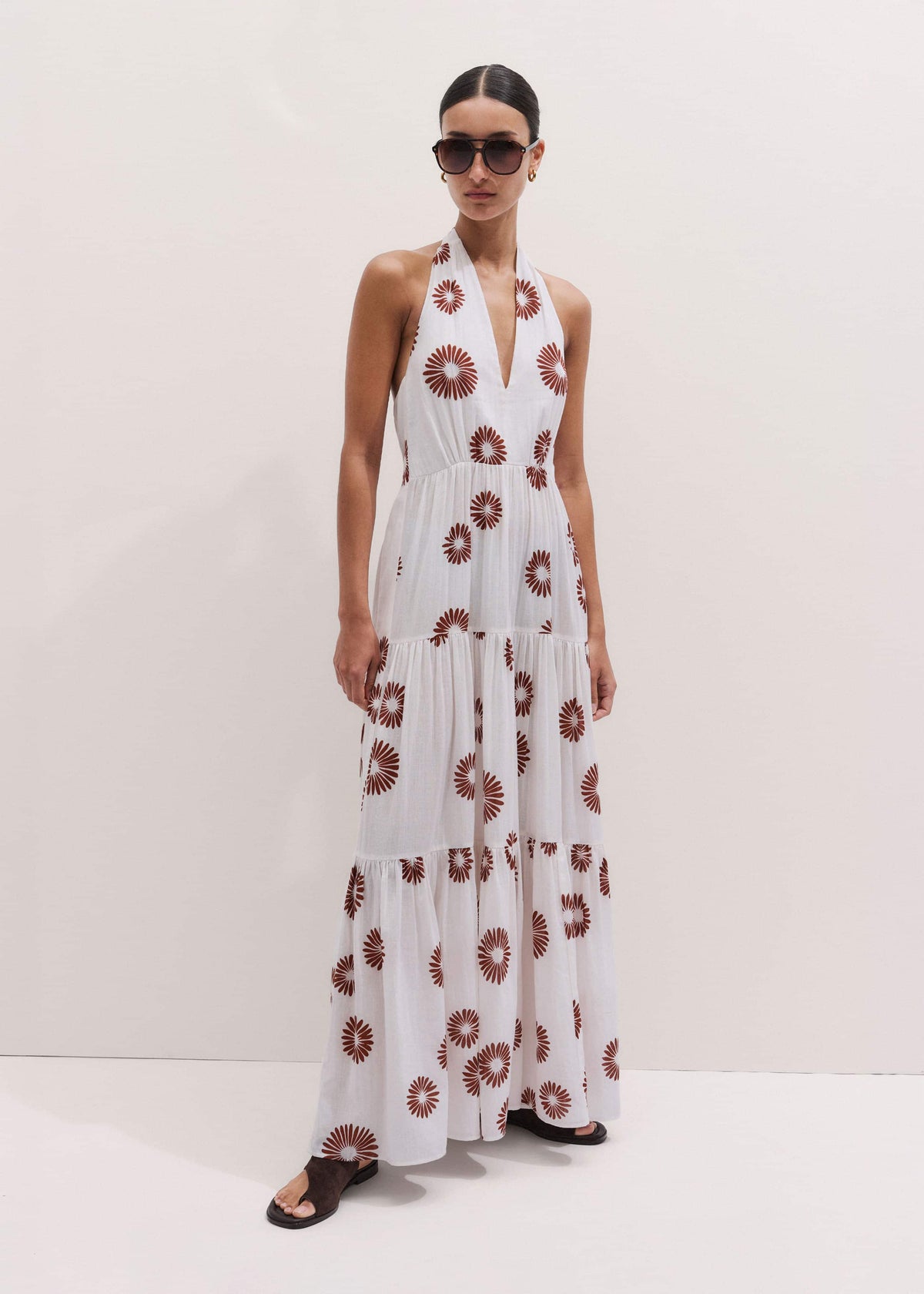 ME+EM Clothing White Full-Length Beach Dress