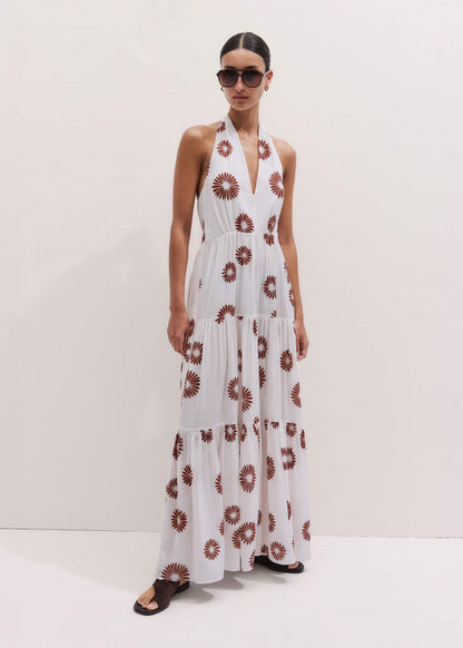 ME+EM Clothing White Full-Length Beach Dress