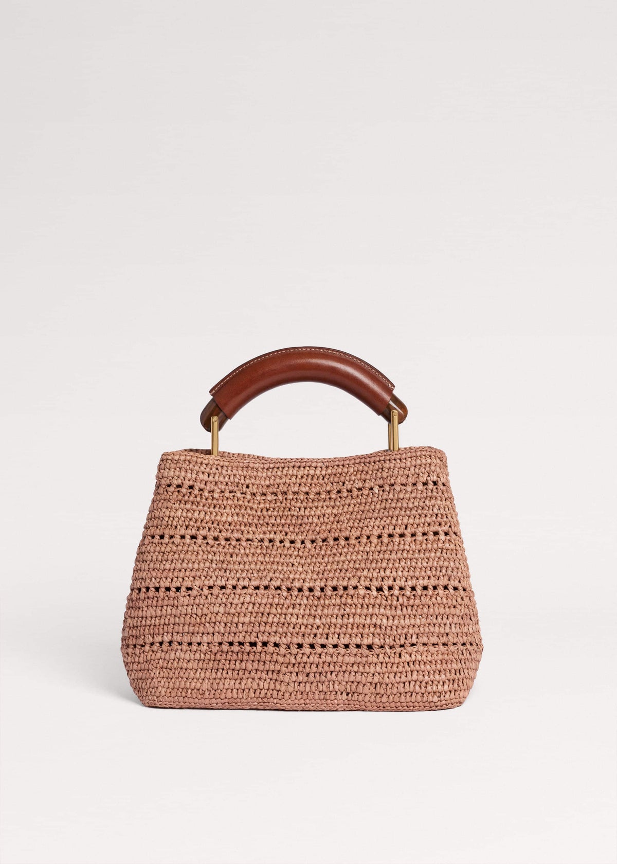 ME+EM Clothing|Accessories Pink Raffia Mini Day Bag