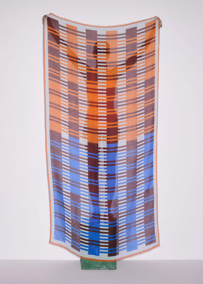 ME+EM Clothing Orange Stripe Sarong