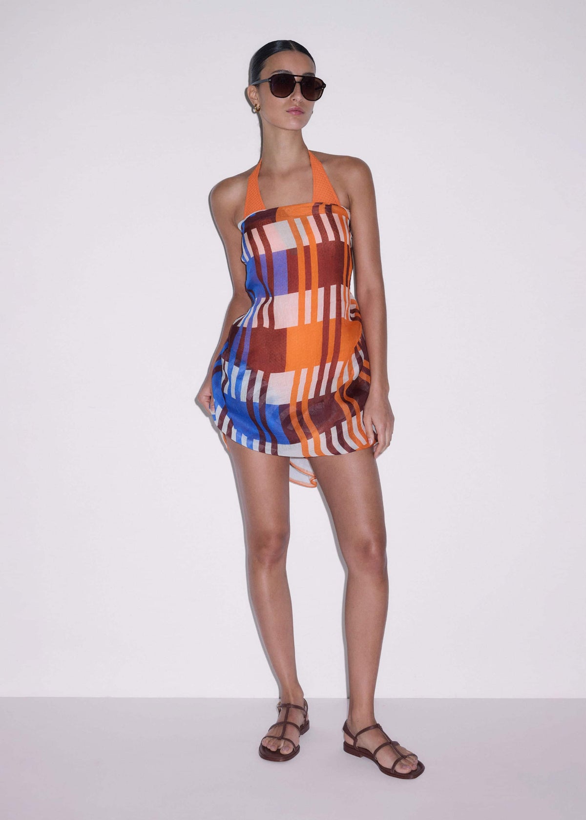 ME+EM Clothing Orange Stripe Sarong