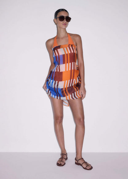 ME+EM Clothing Orange Stripe Sarong