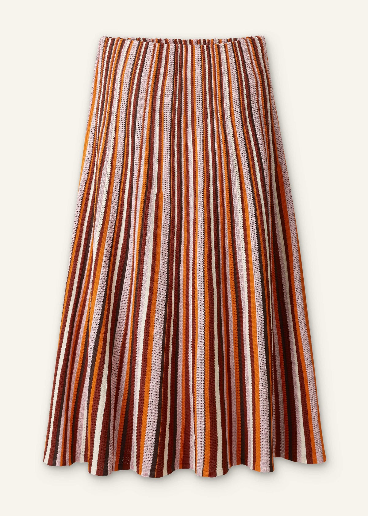 ME+EM Clothing Cinnamon Stripe Knit Maxi Skirt