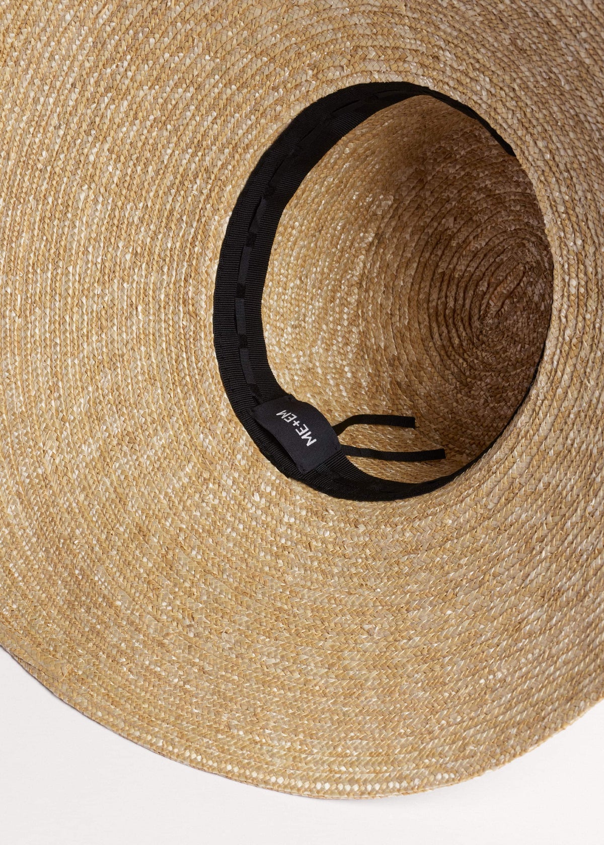 ME+EM Clothing|Accessories Natural Maxi Wide Straw Hat