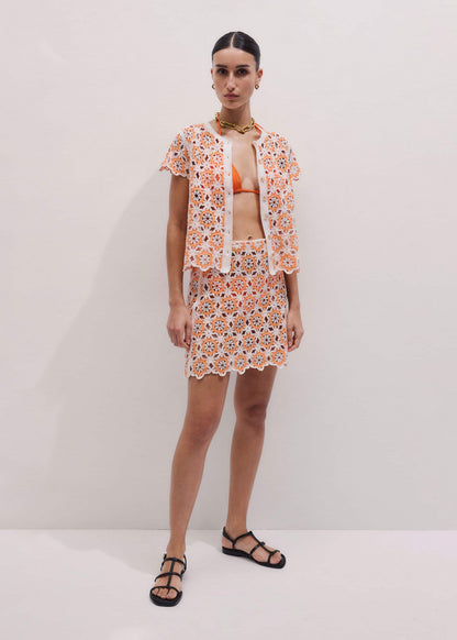 ME+EM Clothing Orange Beach Baby Tee Co-ord