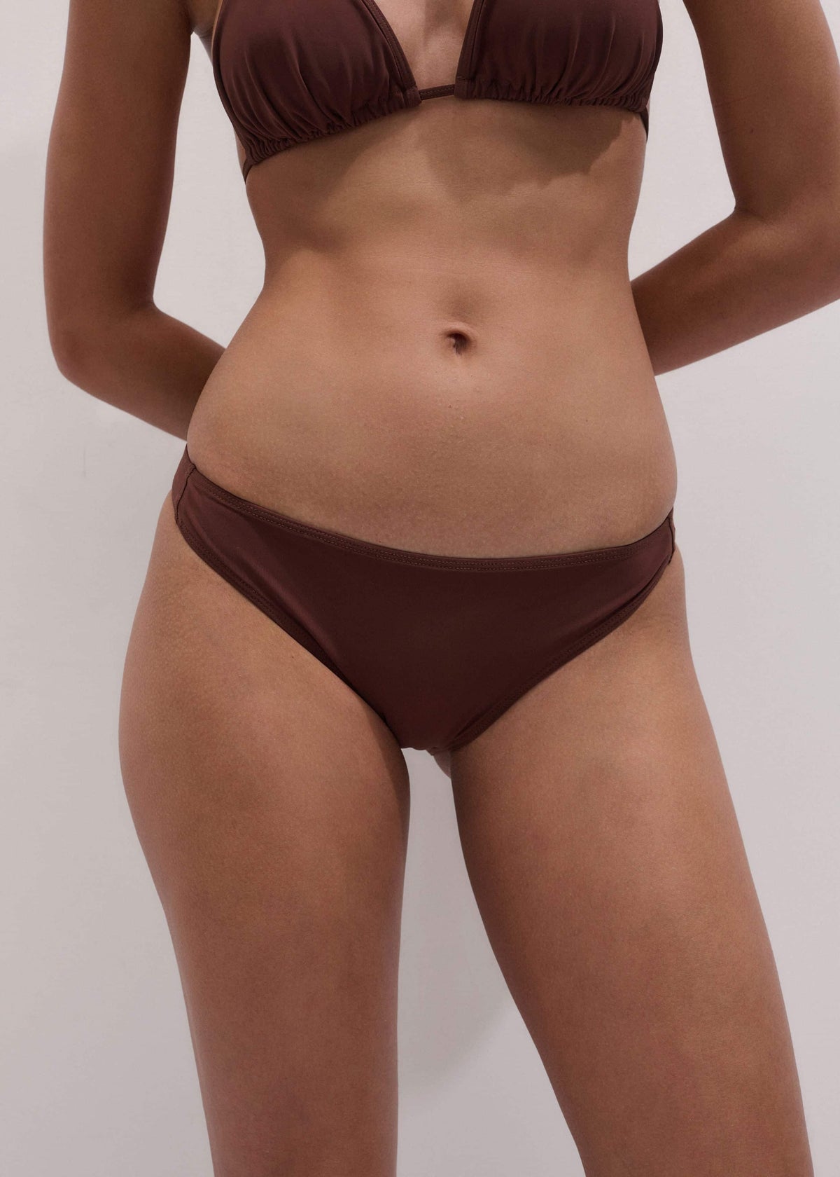ME+EM Clothing Cinnamon Brown Bikini Bottom