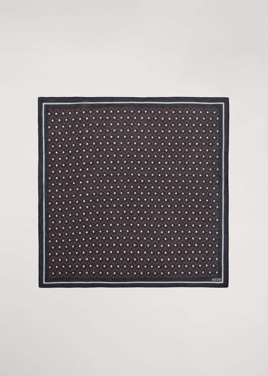 ME+EM Clothing|Accessories Black Dotted Border Scarf