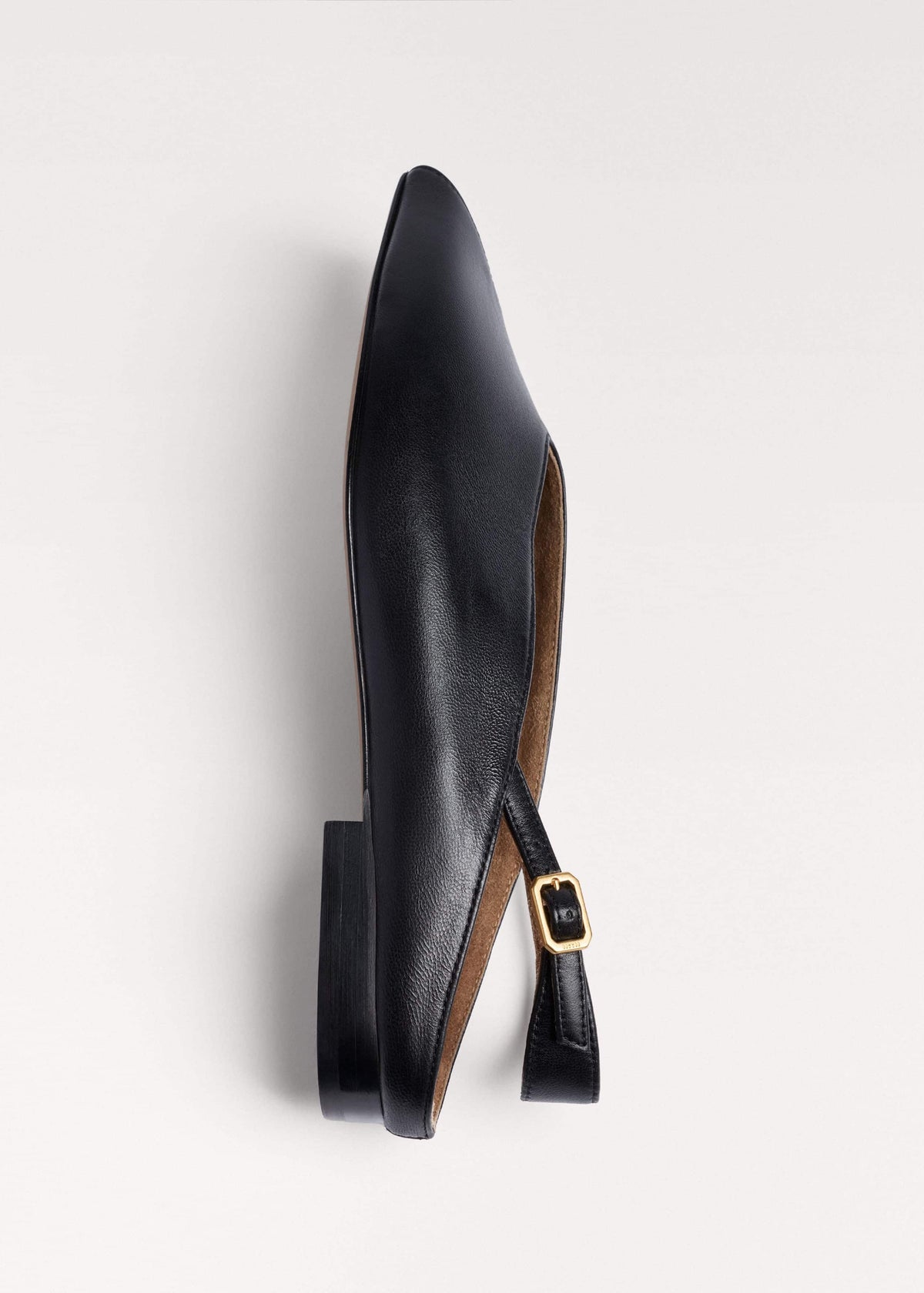 ME+EM Clothing|Accessories Black Peep Toe Flat