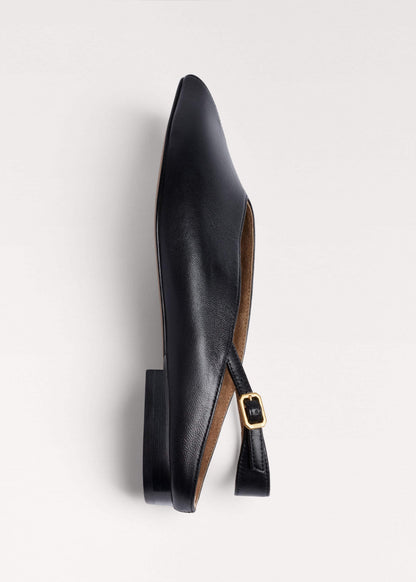 ME+EM Clothing|Accessories Black Peep Toe Flat