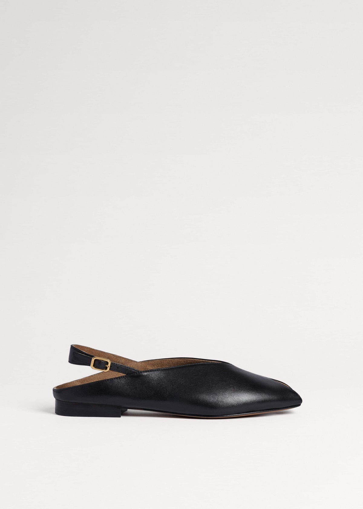 ME+EM Clothing|Accessories Black Peep Toe Flat