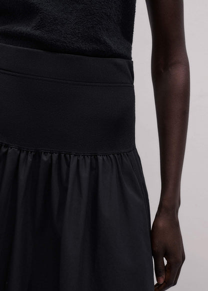 ME+EM Clothing Black Mixed Media Maxi Skirt
