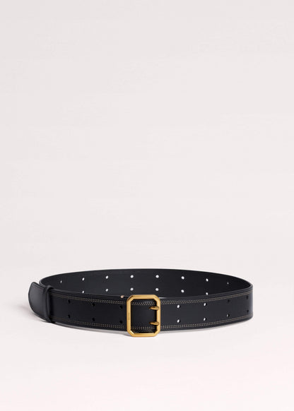 ME+EM Clothing|Accessories Black Double Prong Belt