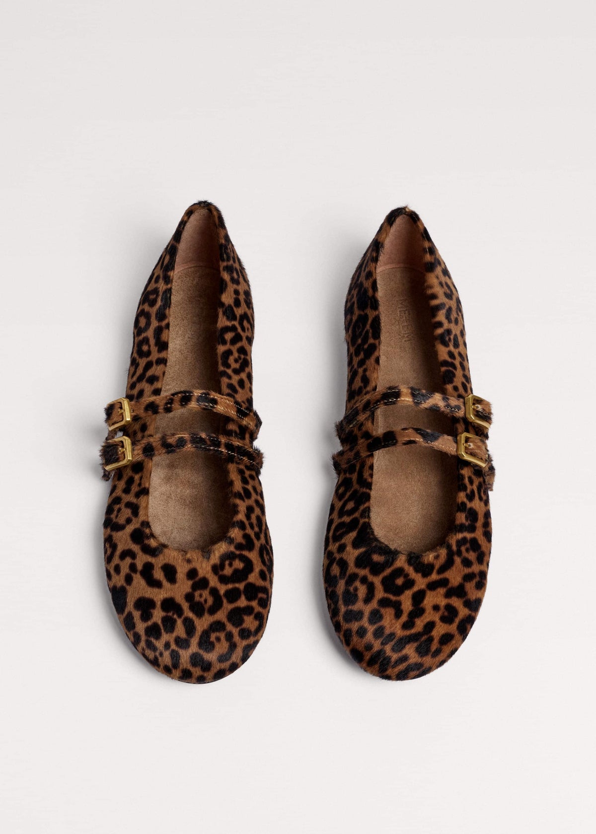 ME+EM Clothing|Accessories Dark Brown Leopard Ballet Flat