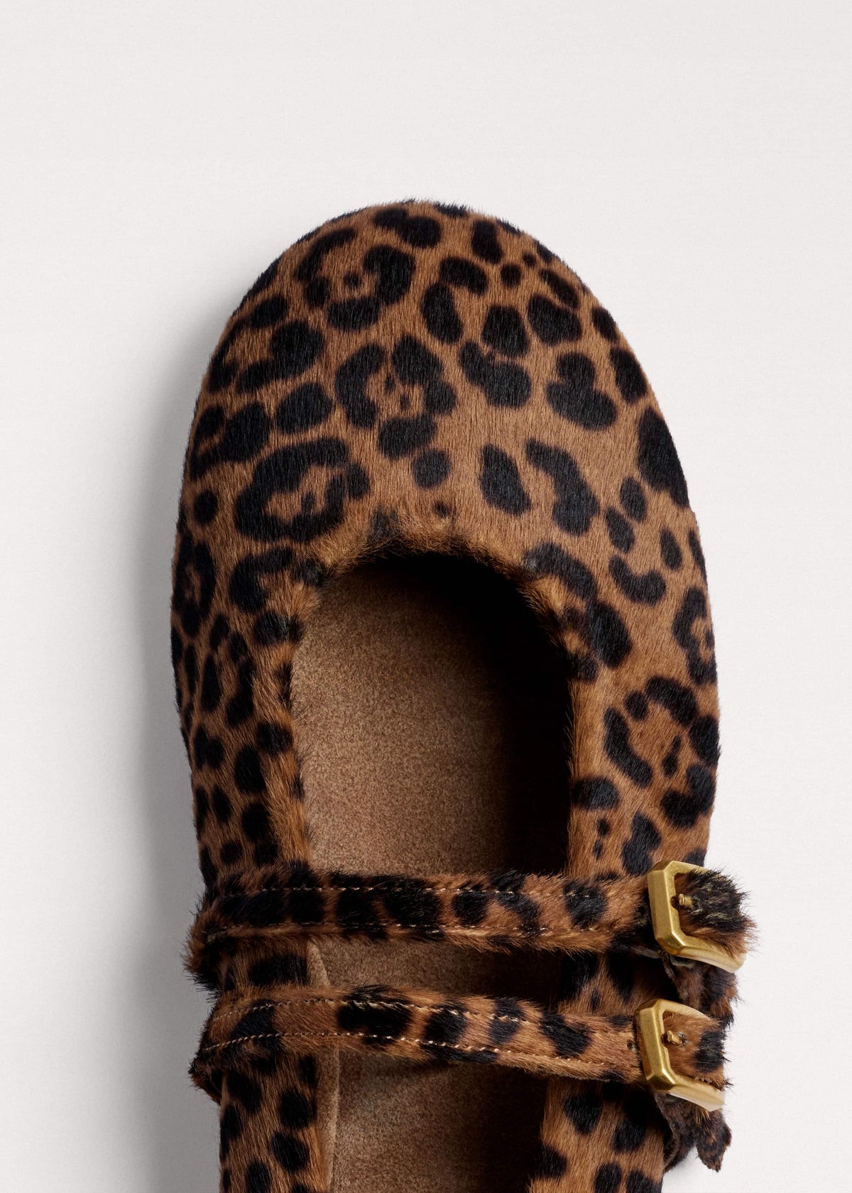 ME+EM Clothing|Accessories Dark Brown Leopard Ballet Flat