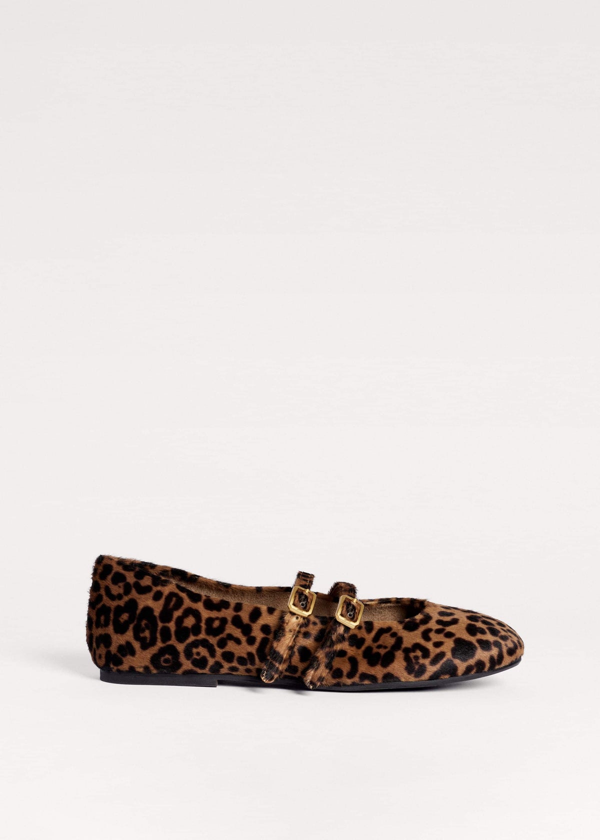 ME+EM Clothing|Accessories Dark Brown Leopard Ballet Flat