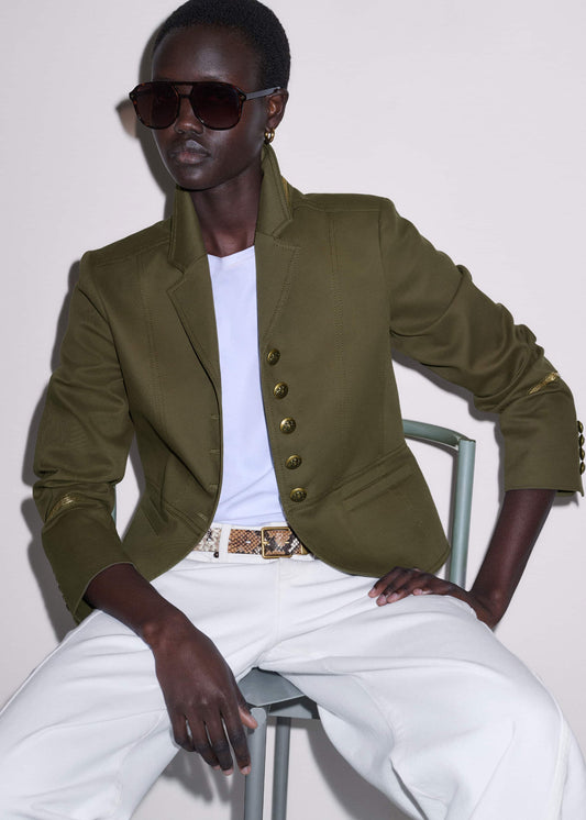 ME+EM Clothing Khaki Wear With Everything Fitted Utility Jacket