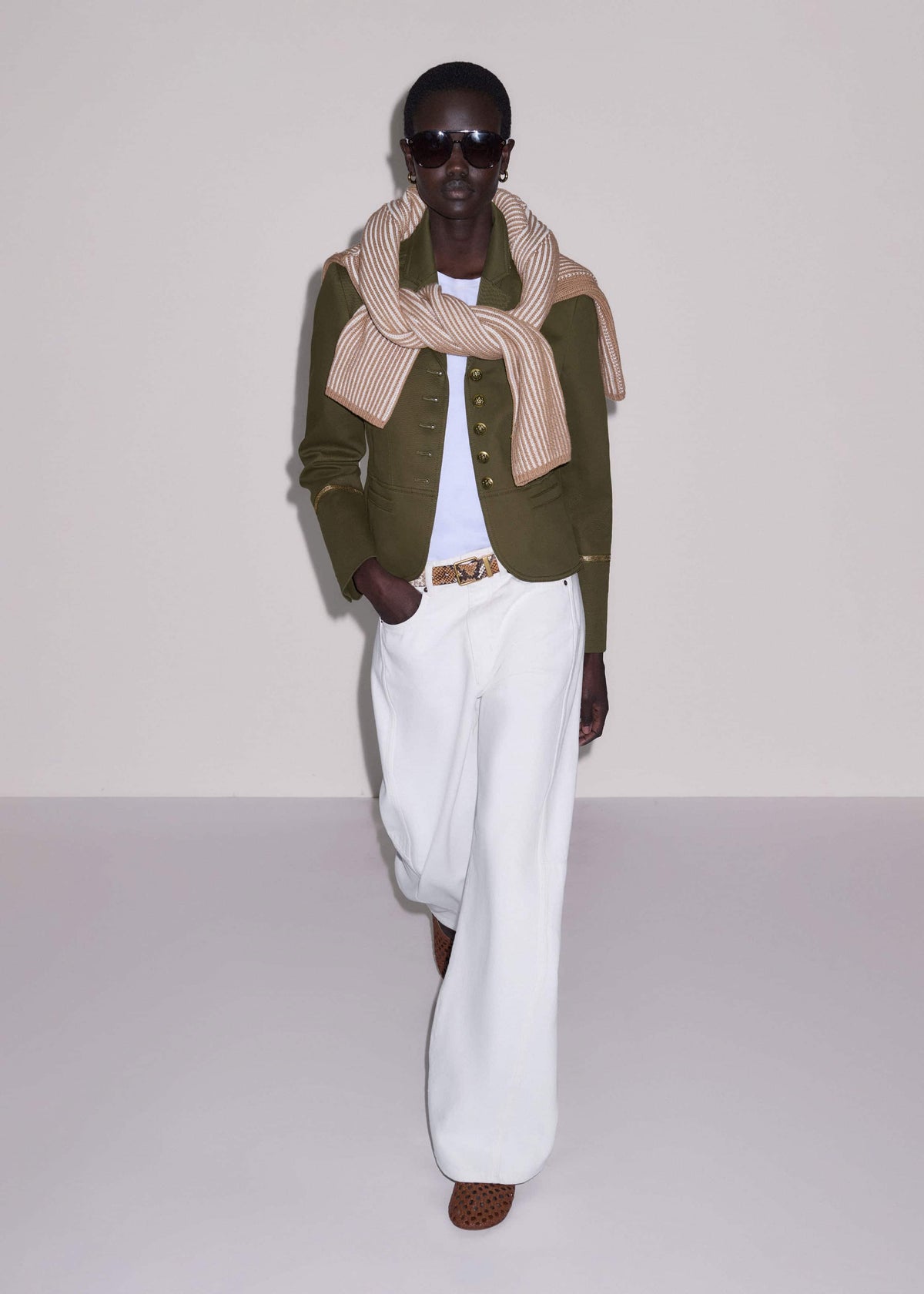 ME+EM Clothing Khaki Wear With Everything Fitted Utility Jacket