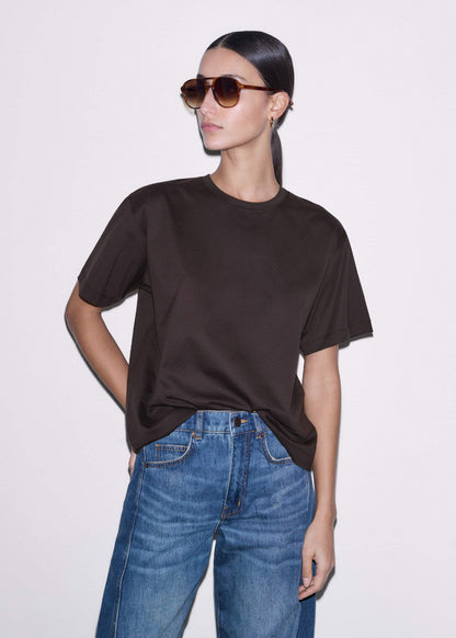 ME+EM Clothing Brown Oversized Tee