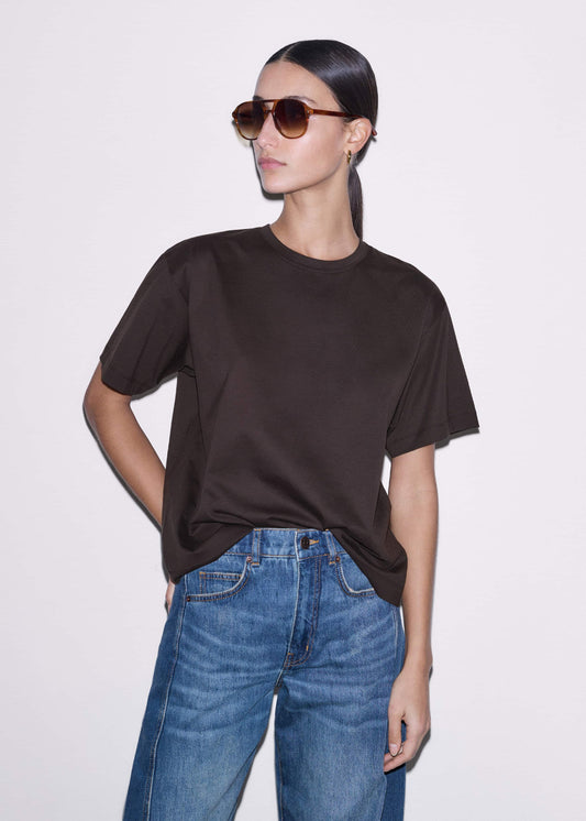 ME+EM Clothing Brown Oversized Tee