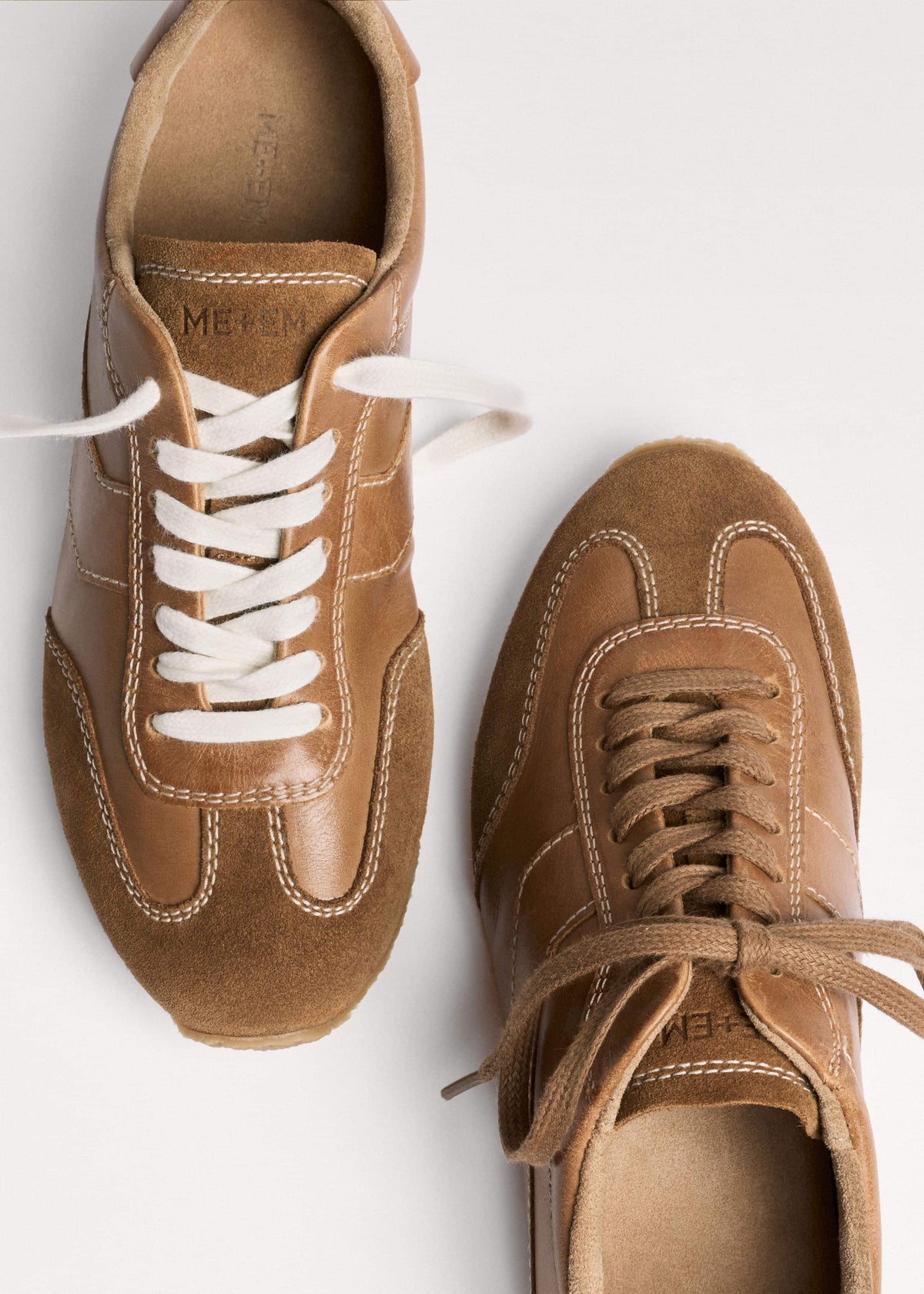 ME+EM Clothing|Accessories Brown Retro Runner Sneaker