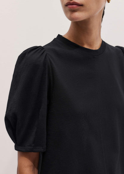 ME+EM Clothing Black Feminine Swing Top