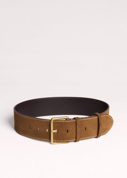 ME+EM Clothing|Accessories Brown Wide Waist Belt