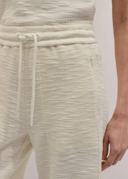 ME+EM Clothing Cream Wide-Leg Track Pant