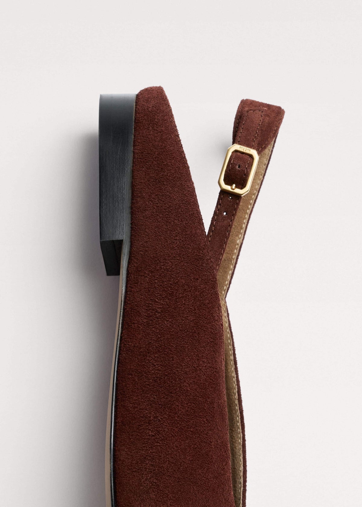 ME+EM Clothing|Accessories Cinnamon Brown Peep Toe Flat