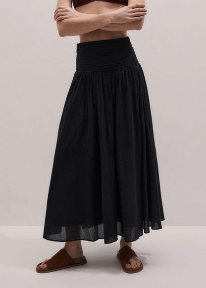 ME+EM Clothing Black Relaxed Maxi Skirt