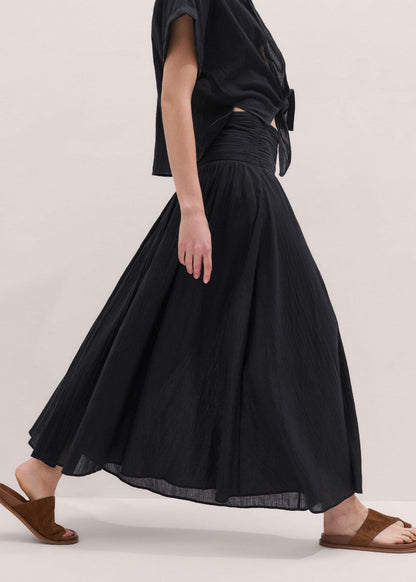 ME+EM Clothing Black Relaxed Maxi Skirt
