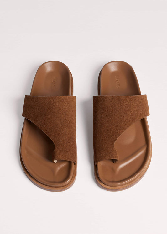 ME+EM Clothing|Accessories Tan Brown Asymmetric Sandal