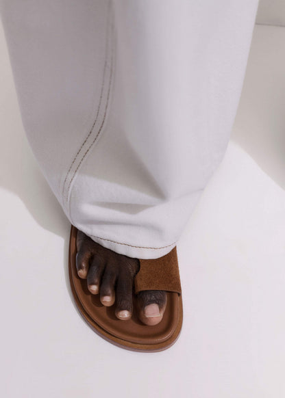 ME+EM Clothing|Accessories Tan Brown Asymmetric Sandal