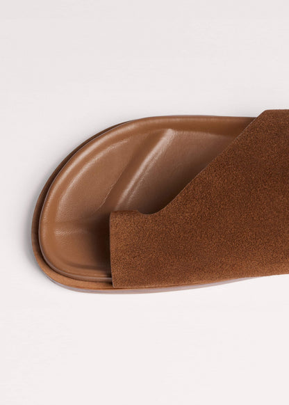 ME+EM Clothing|Accessories Tan Brown Asymmetric Sandal
