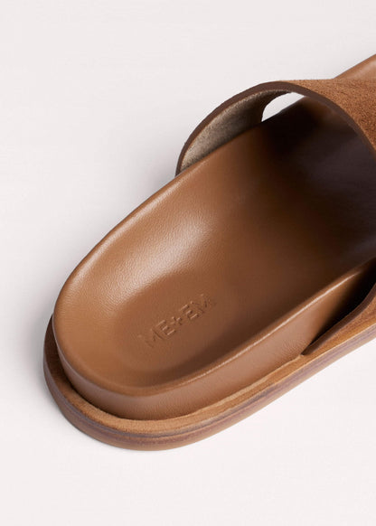 ME+EM Clothing|Accessories Tan Brown Asymmetric Sandal
